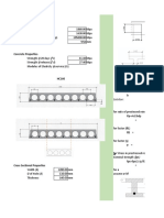 Prestressing Steel Properties: Solution