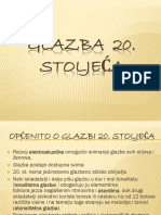 Glazba 20. St.