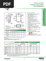 Stainless Steel Size 3 Enclosure Type: Increased Safety Eexe