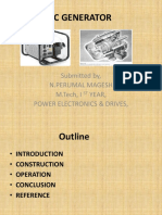 DC Generator: Submitted By, N.Perumal Magesh M.Tech, I Year, Power Electronics & Drives