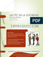 LAS TIC en LA SOCIEDAD, Proyecto Integrador