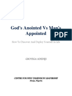 God Anointed Vs Man Appointed