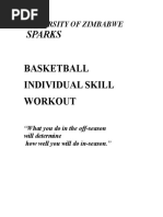 Basketball Individual Skill Workout