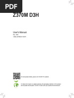 Mb Manual z370m-d3h e