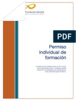 Permisos Individuales de Formación PDF