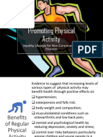 Promoting Physical Activity: Healthy Lifestyle For Non-Communicable Diseases