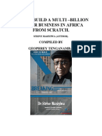 How To Build A Multi-Billion Dollar Business in Africa From Scratch - by Dr. Strive Masiyiwa