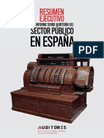 Informe de Auditoría Del Sector Público en España