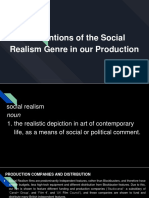 Conventions of The Social Realism Genre in Our Production