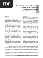 TEXTO O Partido Comunista Brasileiro e o governo João Goulart.pdf
