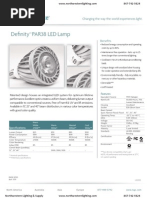 Download Lighting Science Definity - Dfn Par38 Sheet by Northwestern Lighting and Supply SN37680509 doc pdf