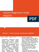 Industri Magnesium Sulfat (MgSO4)