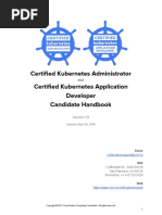 CKA CKAD Candidate Handbook v1.9 2018 April 16