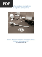 Download Substance abuse among teens of any kind is dangerous  Alcohol Marijuana Stimulants Depressants Opiates Inhalants  Hallucinogens PCP  by Jorge Yeshayahu Gonzales-Lara SN37681510 doc pdf