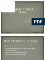 Relacion de Tablas