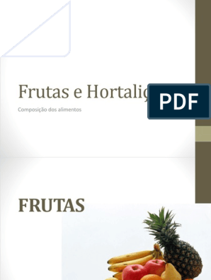 Frutas, Verduras e Outros em Inglês e Portugues, PDF, Plantas comestíveis