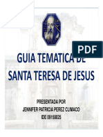 Guía Tematica Ruina Santa Teresa de Jesús PPT