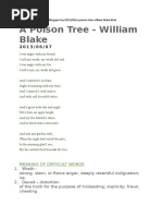 A Poison Tree