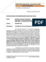 Carta Informe Oral