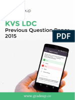 KVS LDC Question Paper 2015 (English) PDF - pdf-10