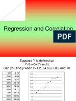 Regression and Correlation