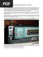 Recover Password Cisco