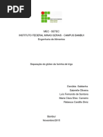 Relatório Do Glúten 2