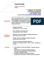 Psicólogo clínico e psicometrista com experiência em saúde mental