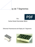 Display de 7 - Segmentos Prof - CarlosMena