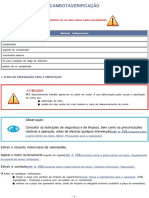 Verificação da cambota: diâmetro, concentricidade e folga