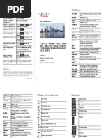 Softkeys Common Phone Tasks: Cisco IP Phone 7821, 7841, and 7861 For Cisco Unified Communications Manager 10.0 (SIP)