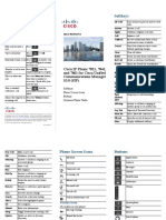 Softkeys Common Phone Tasks: Cisco IP Phone 7821, 7841, and 7861 For Cisco Unified Communications Manager 10.0 (SIP)