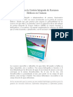 Manual para La Gestión Integrada de Recursos Hídricos en Cuencas