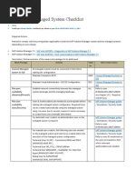 SOLMAN Checklist