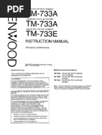 Kenwood TM-733A E Instruction Manual