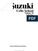 Cello - Suzuki - Cello School Volume 10