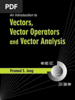 Pramod S. Joag-An Introduction to Vectors, Vector Operators and Vector Analysis-Cambridge University Press (2019)