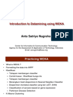Introduction To Datamining Using WEKA: Anto Satriyo Nugroho