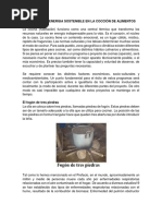 Utilización de Energia Sostenible en La Cocción de Alimentos
