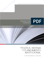 Politica Sistema y Planeamiento Institucional PDF