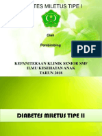 Diabetes Miletus Tipe I