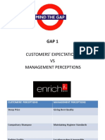 Customers' Expectations VS Management Perceptions