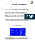 Configuracion Basica CMOS Setup (BIOS)