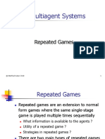 Multiagent Systems: Repeated Games