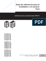 Installation Manuals Spanish DAIKIN RXYQ-T RYYQ-T 4P370475-1 2014 02