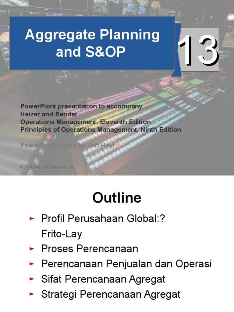 ch13 - Aggregate Planning | PDF