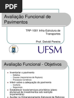 AULA DE AVALIAÇÃO FUNCIONAL DE PAVIMENTOS