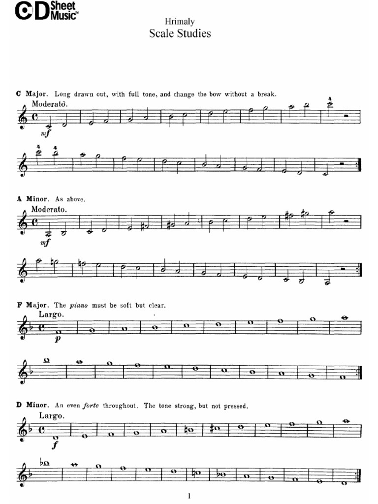 Hrimaly Violin Exercises PDF