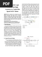 Programmable Logic Control With High Accuracy To Control The Speed of DC Motor