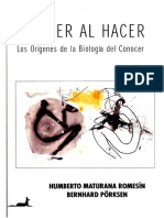 Del ser al hacer Los orígenes de la biología del conocer - Humberto Maturana & Bernhard Pörkesen.pdf